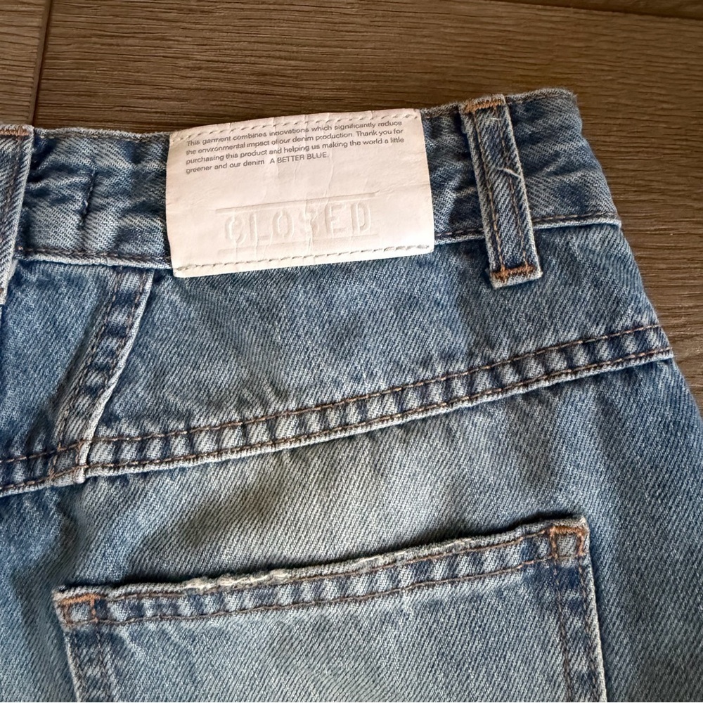 CLOSED Light Blue Distressed Women's Straight Leg Jeans Size 25 - Picture 8 of 8